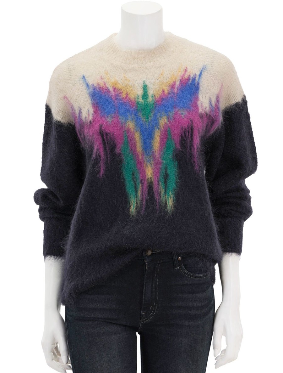 Hot Eleana Sweater In Faded Night Pullover Sweaters