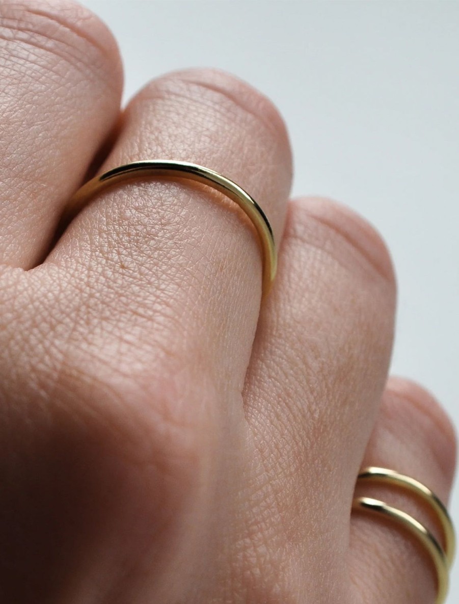 Online Goldie Ring In Gold Stacking