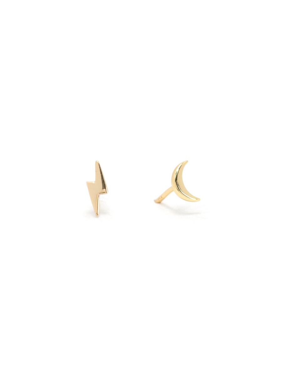 Online Thunder Moon Studs Studs