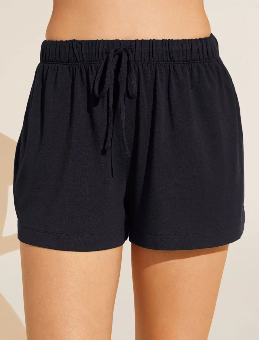 Clearance Gisele Everyday Relaxed Short In Black Lounge Bottoms + Sweatpants