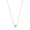 Clearance Aurora Pendant Necklace In Silver Statement