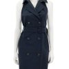 Online Halter Trench Dress In Nocturne Navy Day To Night Dresses