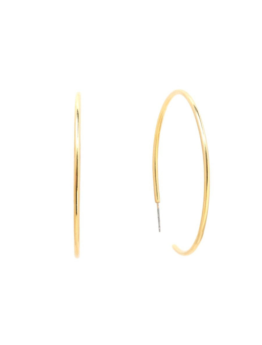 Clearance Matte Gold Thin Hoops Hoops