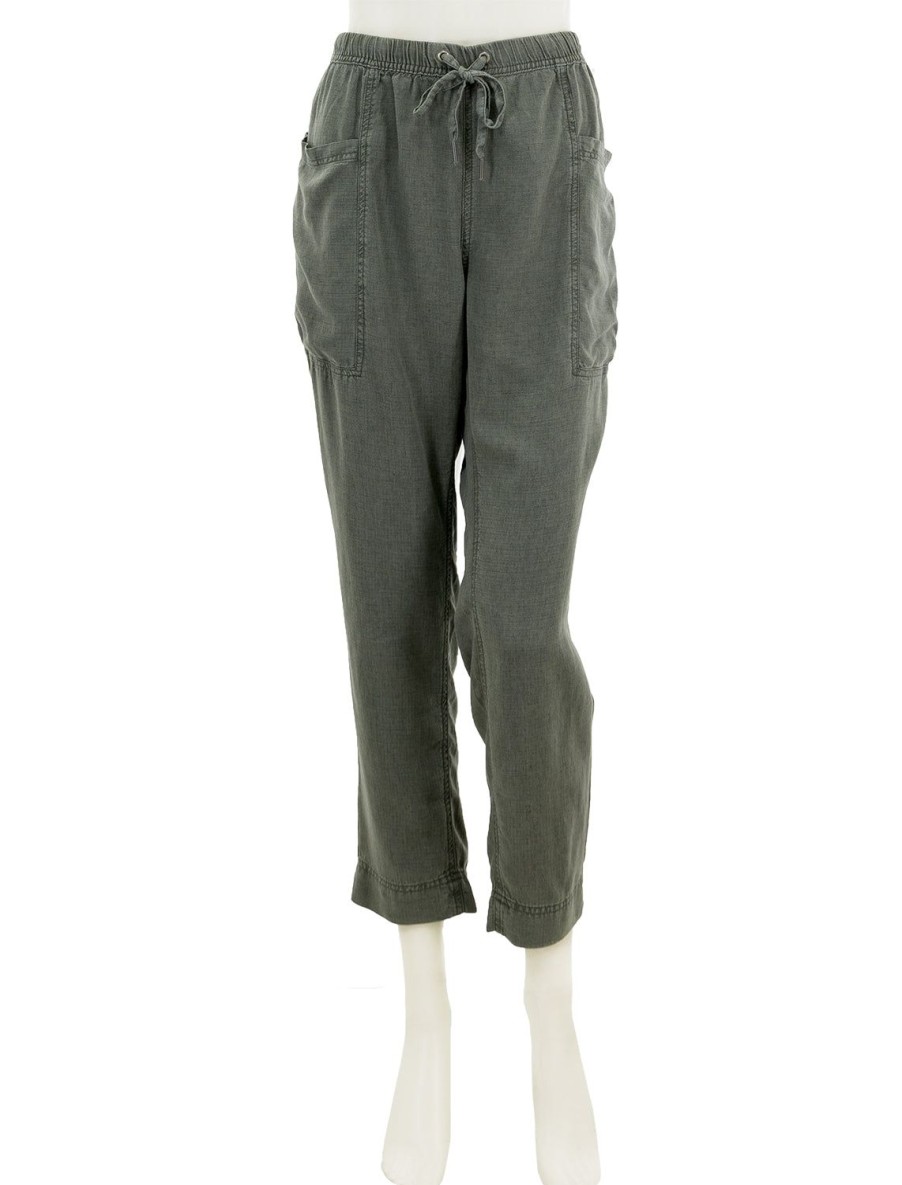 Online Gia Pant In Vintage Olive Brown Pants