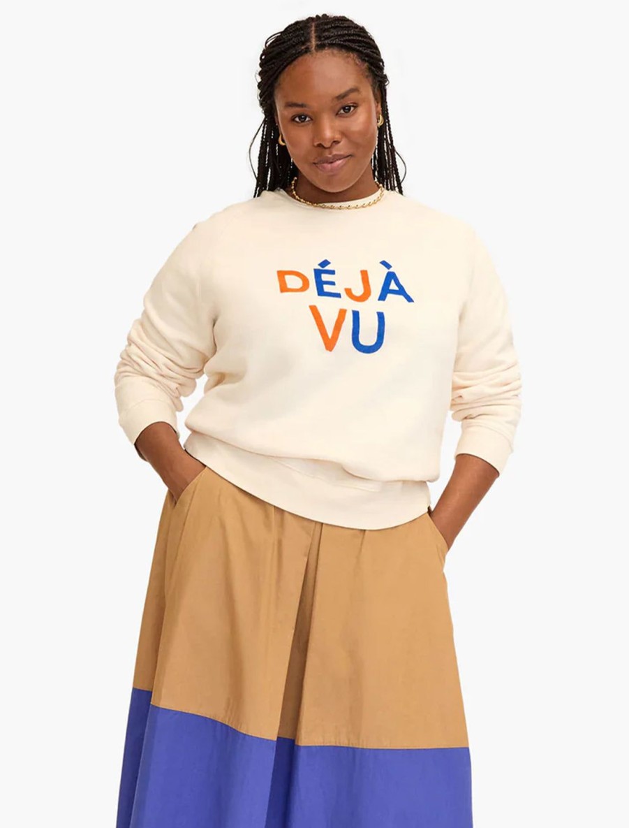 New Deja Vu Sweatshirt Lounge Tops + Sweatshirts