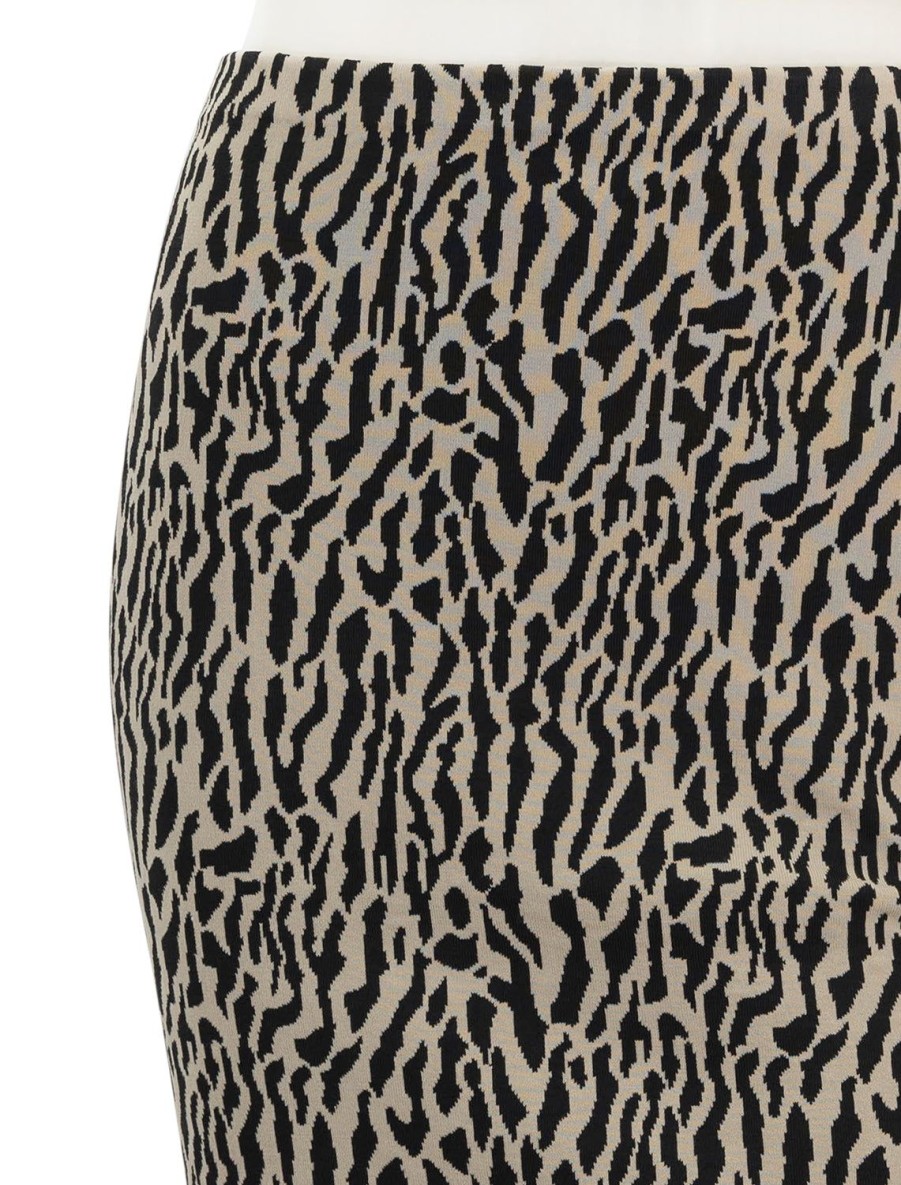 Hot Pencil Skirt In Bristol Animal Intarsia Print Skirts