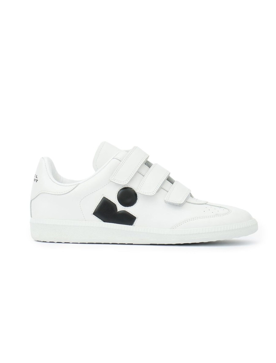 Clearance Beth Sneaker In White And Black Flats + Sneakers