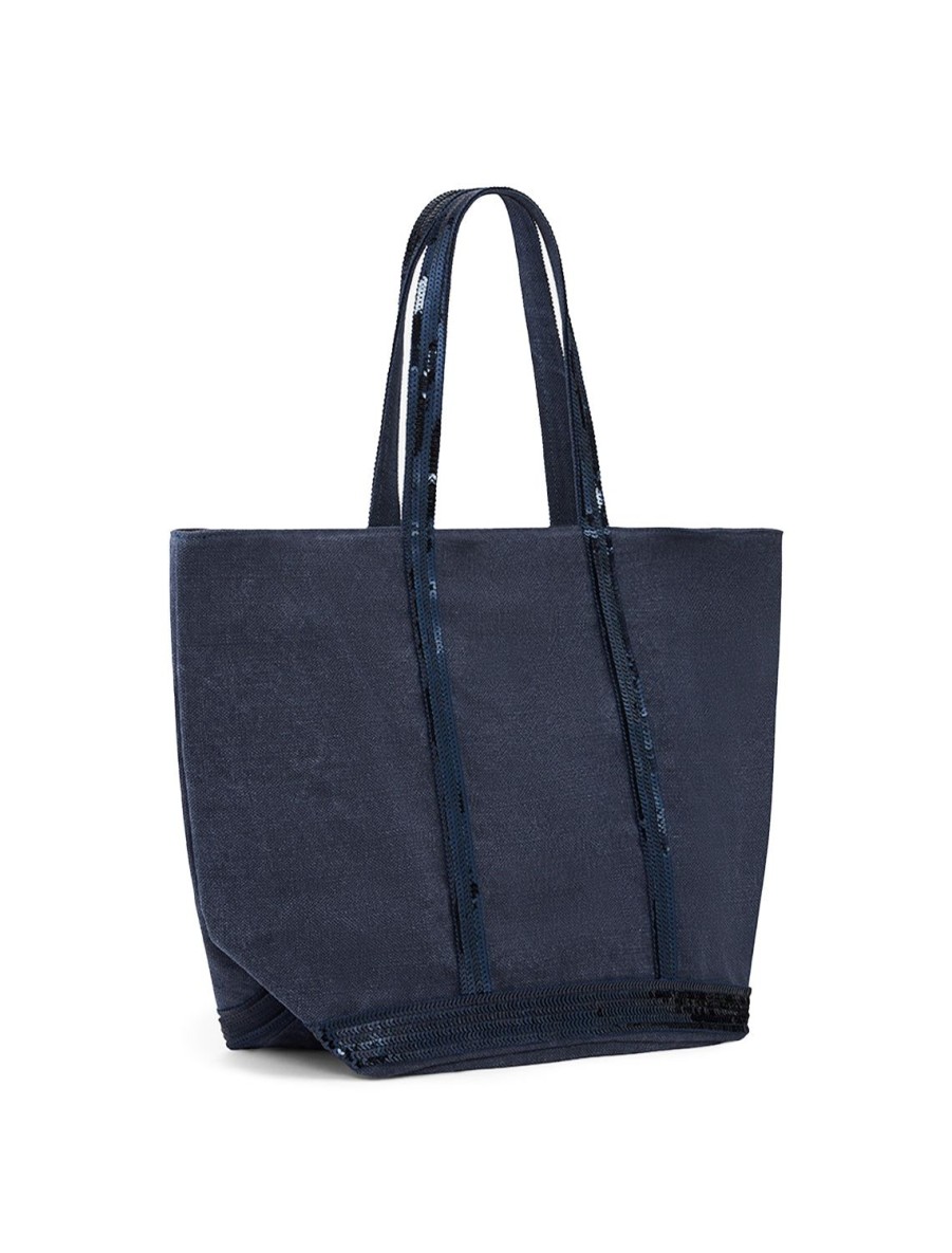 Online Cabas Large Tote In Denim Shoulder Bags