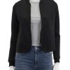 Clearance Corbet Quilted Bomber In Black Cardigans