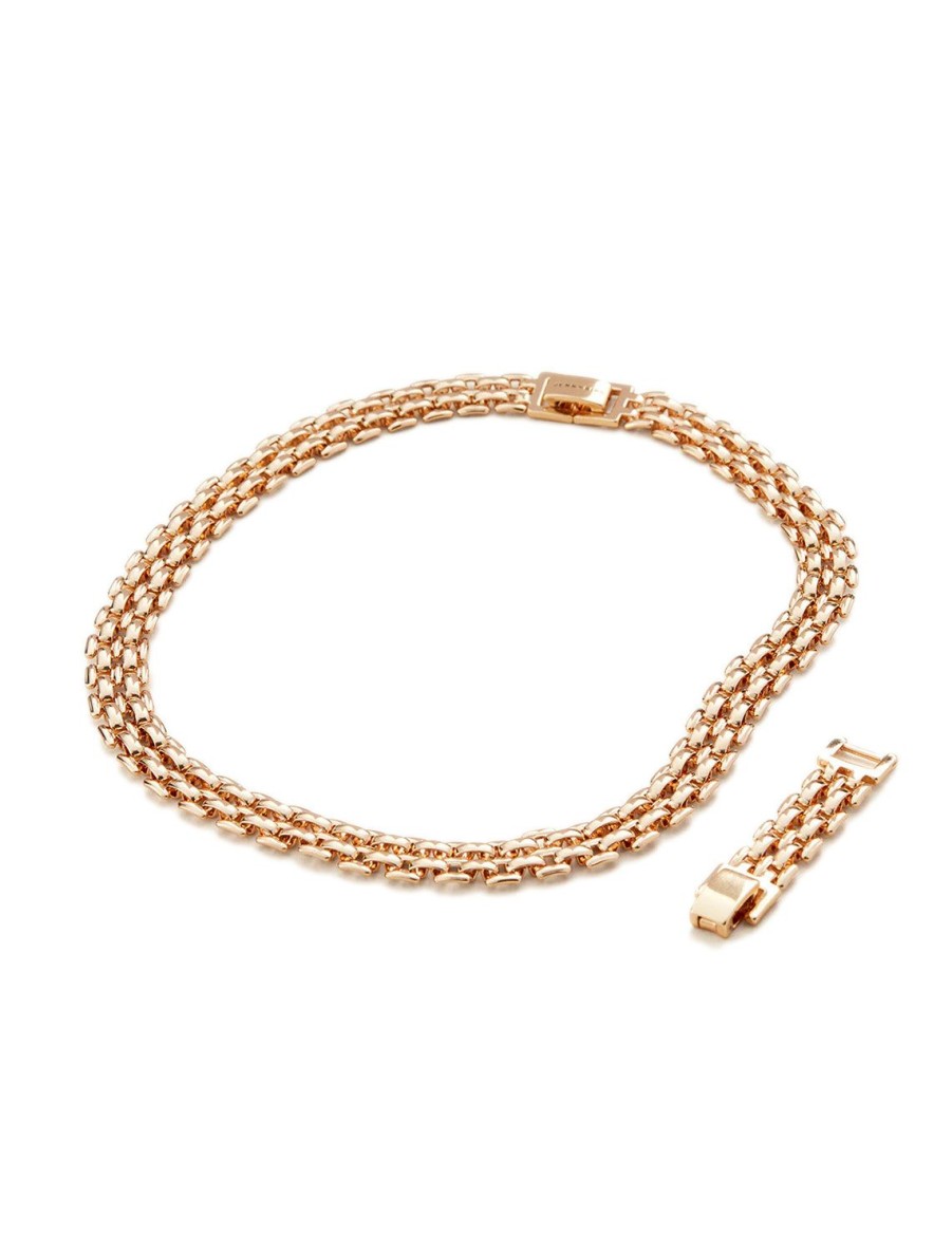 Hot Francis Choker In Gold Chain Necklaces