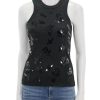 Online Rib Jersey Embellished Tank Tanks