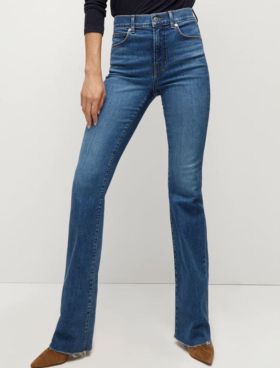 Online Cameron Bootcut With Raw Hem In Serendipity Bootcut + Flare