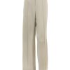 Clearance Crepe Wide Leg Utility Pant In Sepia Pants