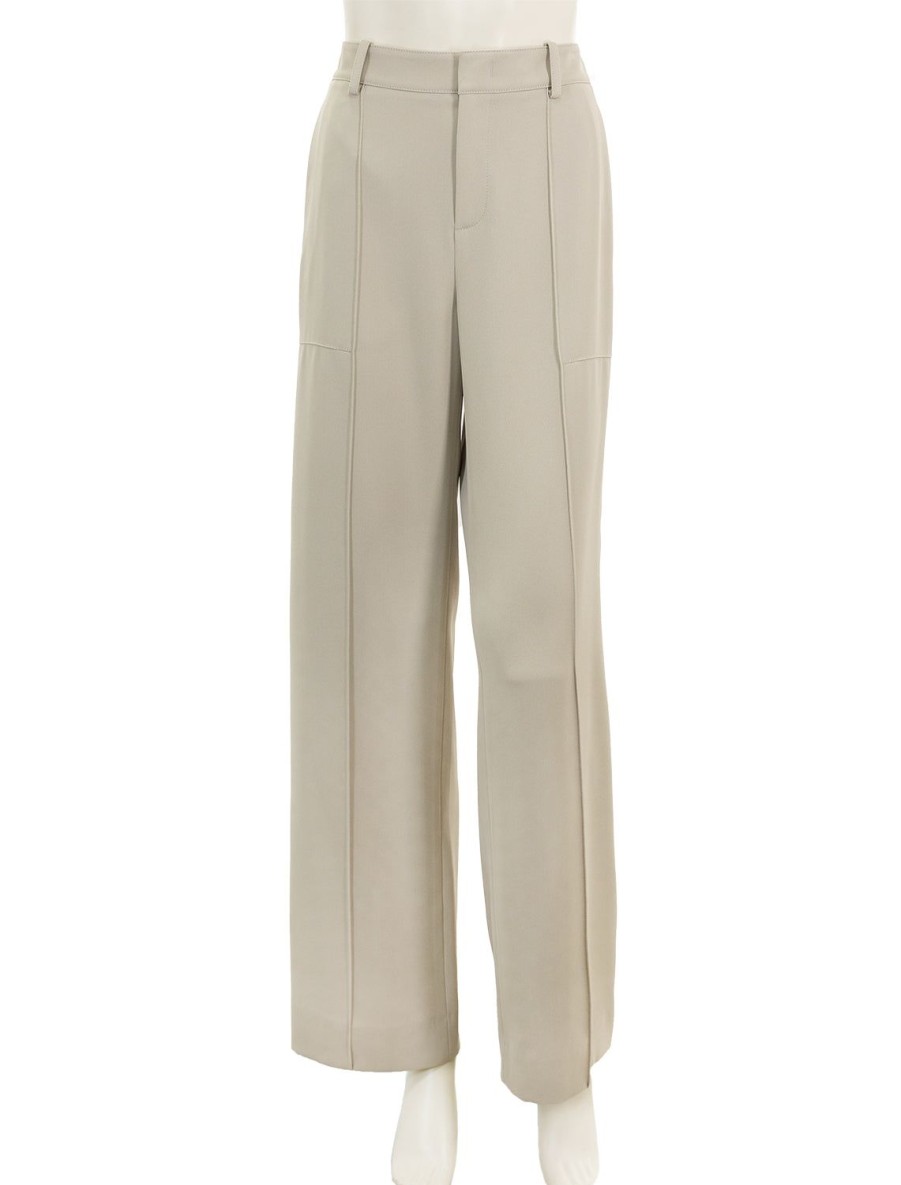 Clearance Crepe Wide Leg Utility Pant In Sepia Pants