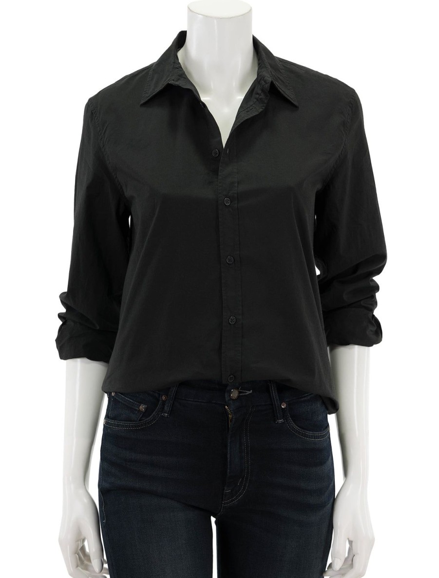 New Raphael Classic Shirt In Black Work Tops