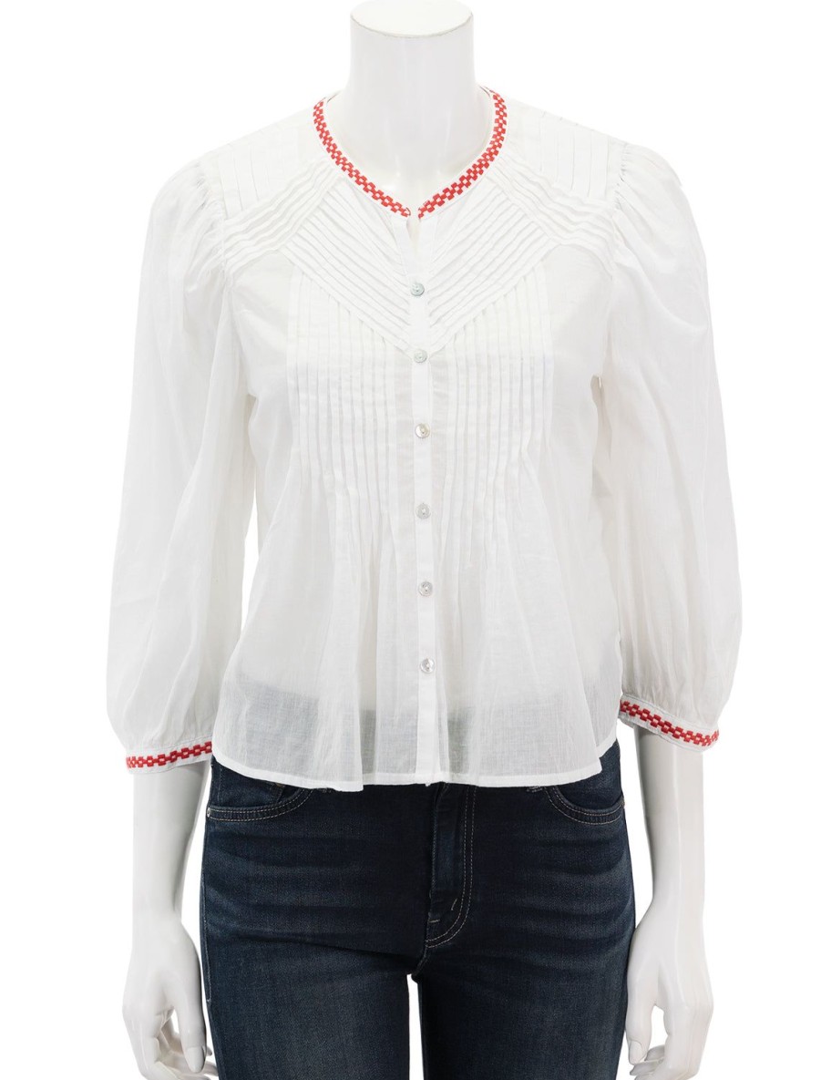 Online The In A Pinch Top In Salt Air Blouses