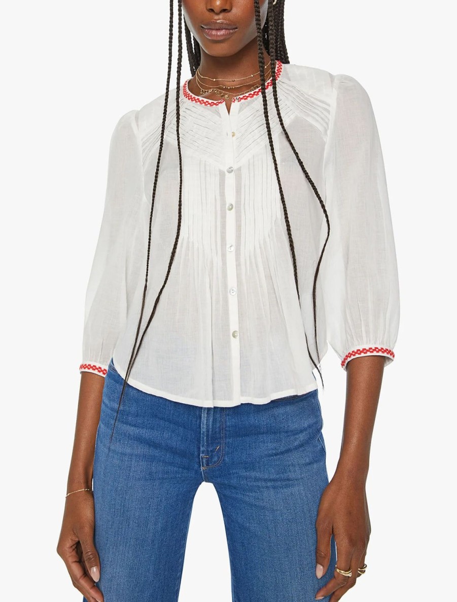 Online The In A Pinch Top In Salt Air Blouses