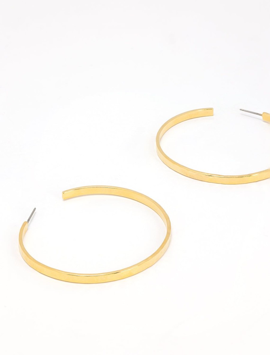 Best Hammered Gold Hoops Hoops