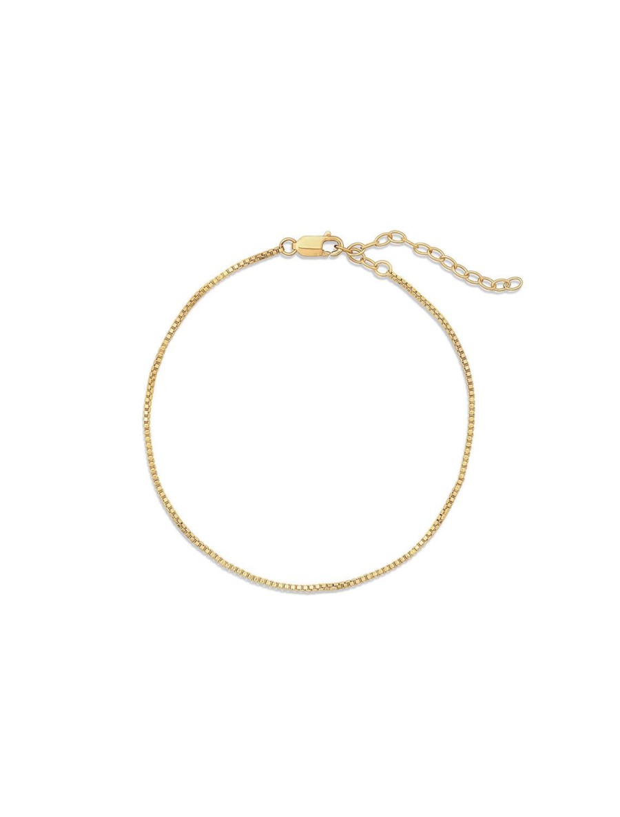 Hot Solange Box Chain Bracelet In Gold Delicate