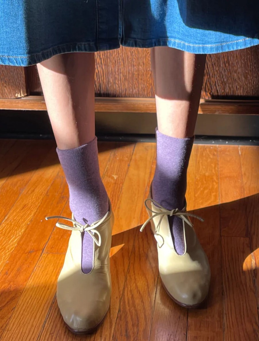 Clearance Sneaker Socks In Purple Socks