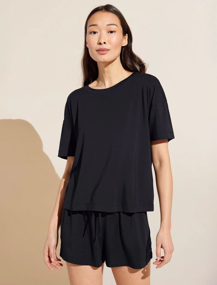 Online Gisele Everyday Tshirt In Black Pjs