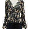 New Bronson Top In Black Mosaic Blouses