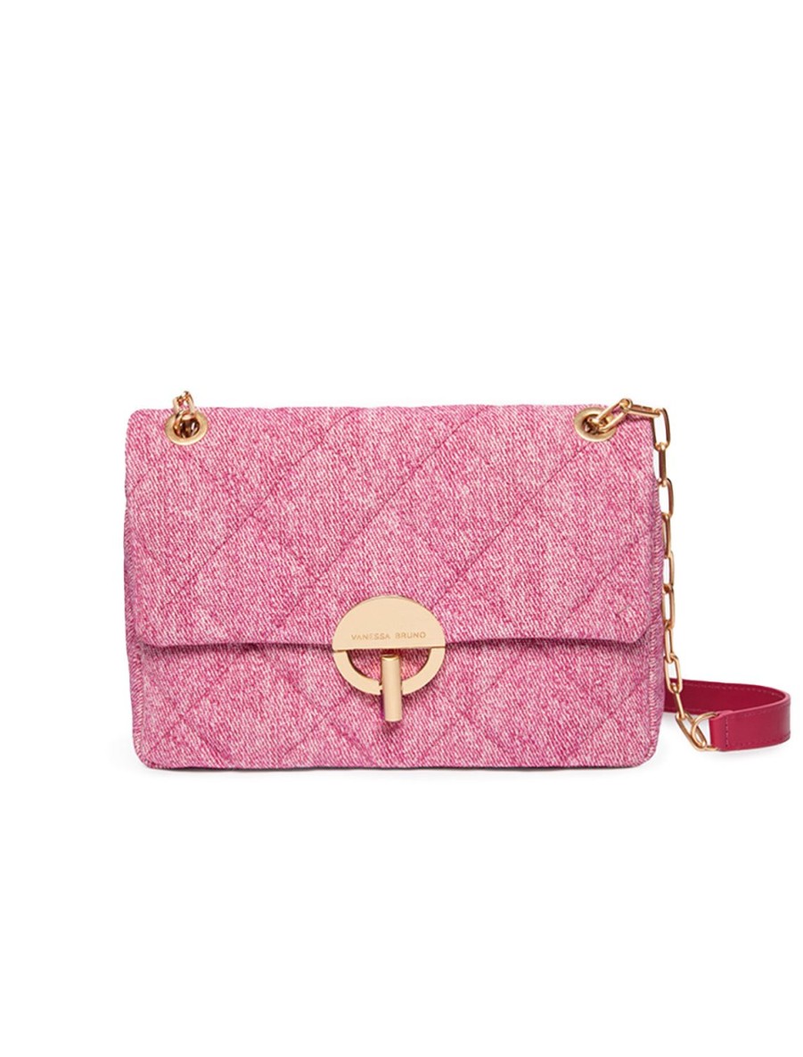 Clearance Moon Mm In Fuchsia Shoulder Bags