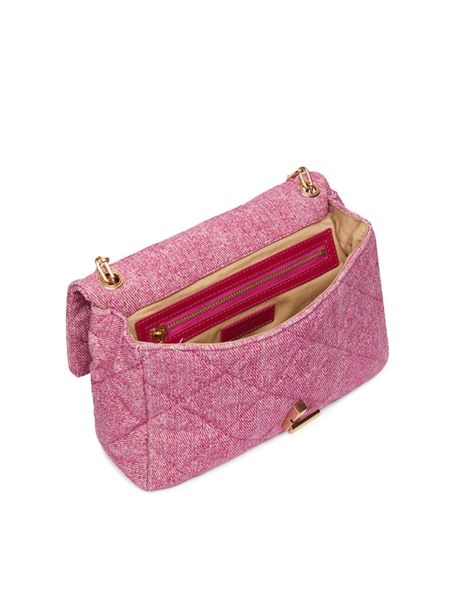 Clearance Moon Mm In Fuchsia Shoulder Bags