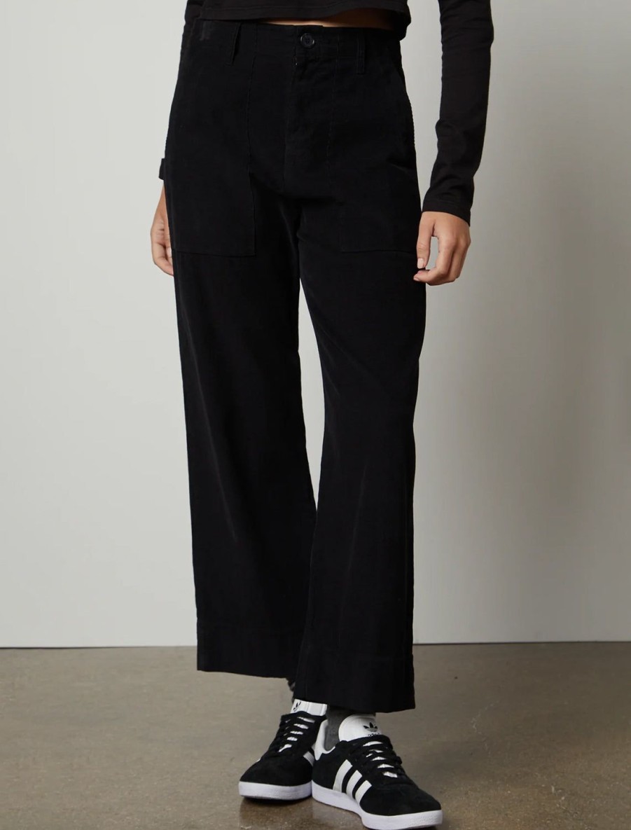 Clearance Vera Pant In Black Cord Pants