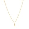 Online Initial And Cz Necklace In Gold | B Delicate