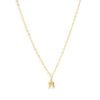 Wholesale Initial And Cz Necklace In Gold | M Delicate