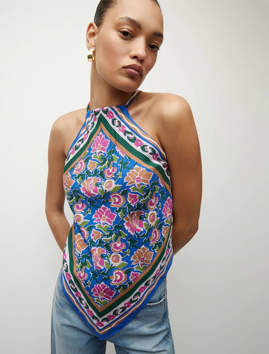 Hot Raphael Top In Sarong Floral Print Tanks