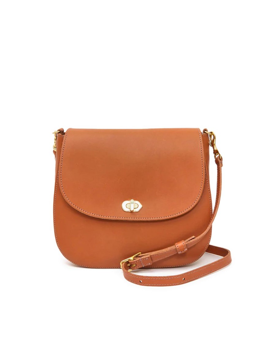 Clearance Turnlock Louis In Cuoio Crossbody