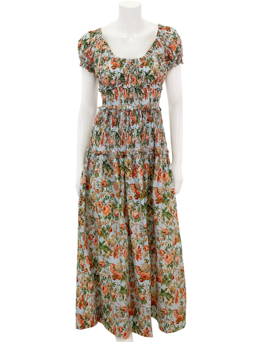 New Leanne Dress In Calico Garden Printed Dresses