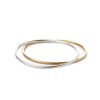 Best Dane Bangle Set Of 2 In Two Tone Bangles