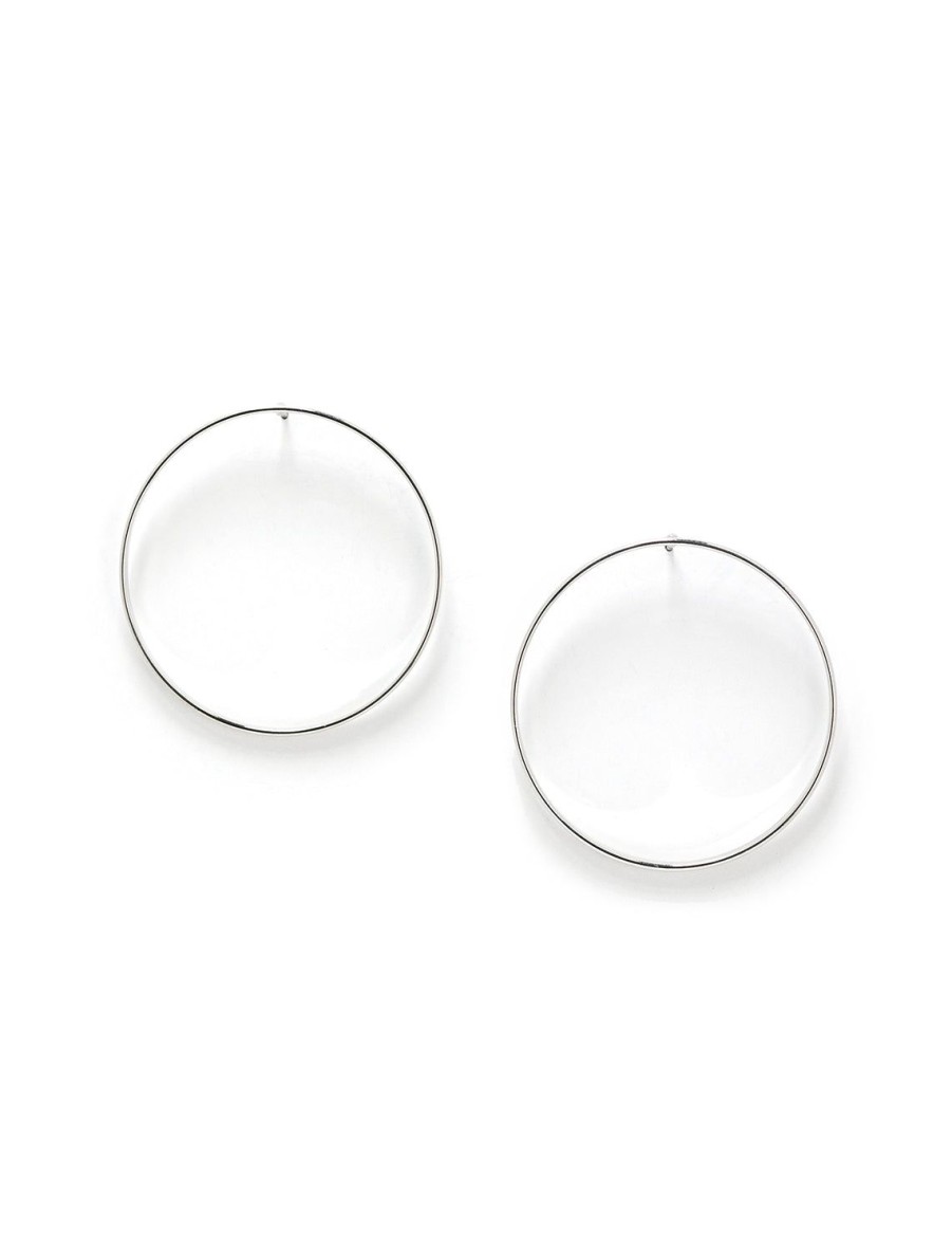 Wholesale Xl Open Circle Stud Earrings Hoops