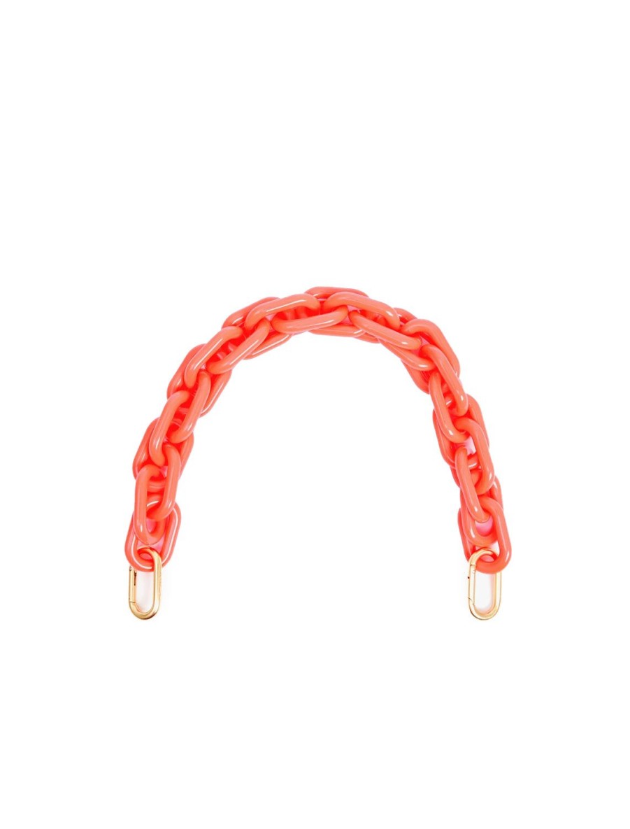 Hot Shortie Strap In Bright Coral Handbags Accessories