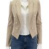 Online Wayne Crop Jacket In Sand Dune Blazers