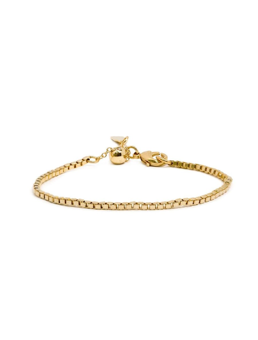 Best Box Chain Slider Bracelet Delicate