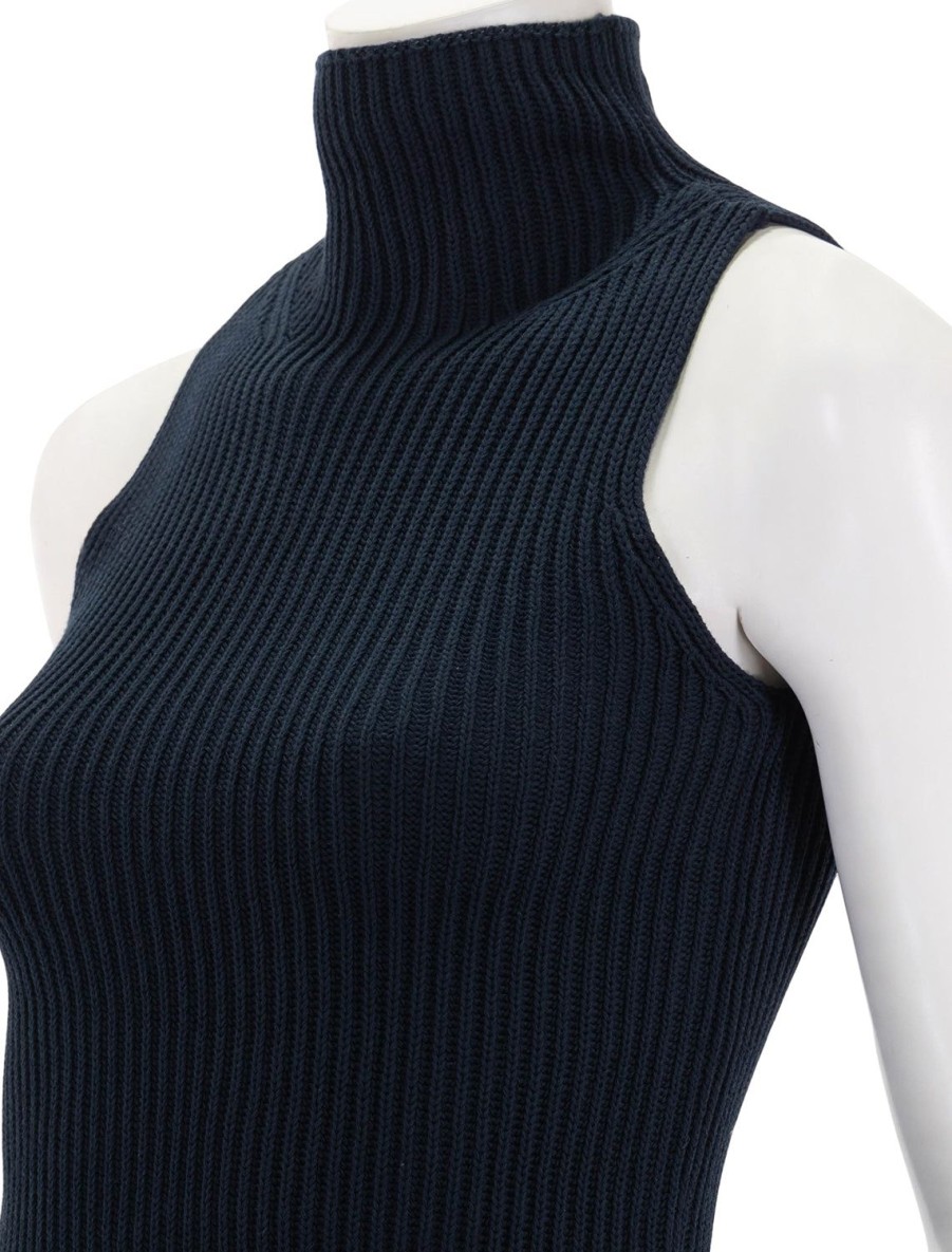 Wholesale Sonia Sweater In Dark Navy Turtleneck + Mock Neck