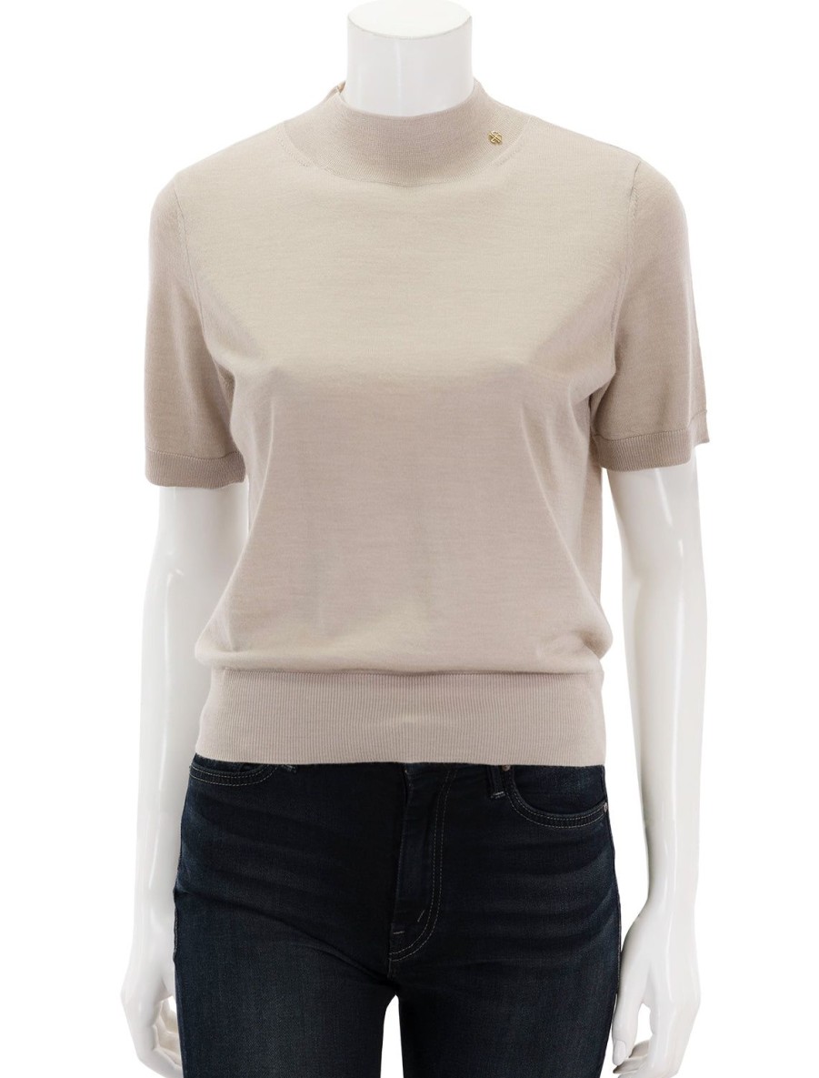 Hot Monique Sweater In Oatmeal Work Tops