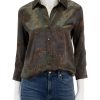 Best Dani In Charcoal Multi Safari Blouses