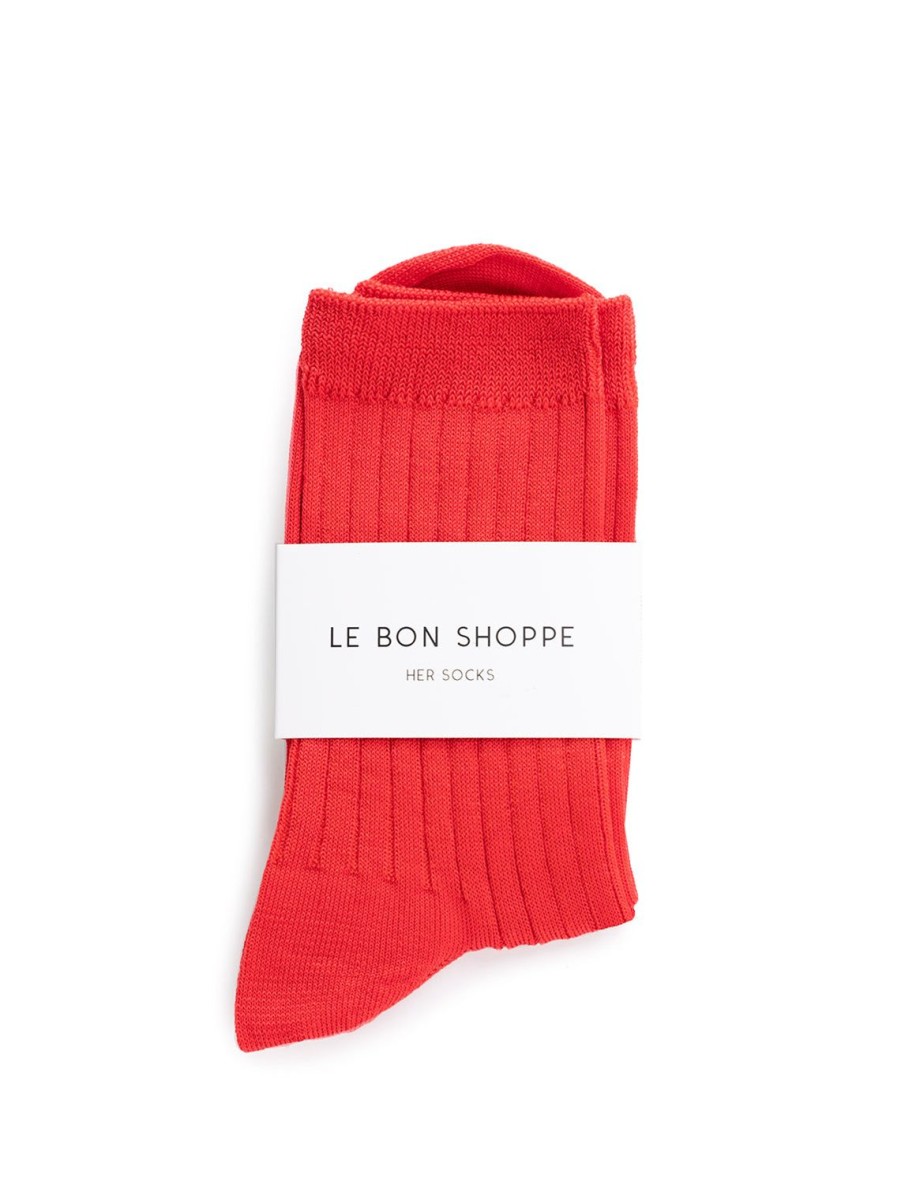 Online Her Socks In Classic Red Socks