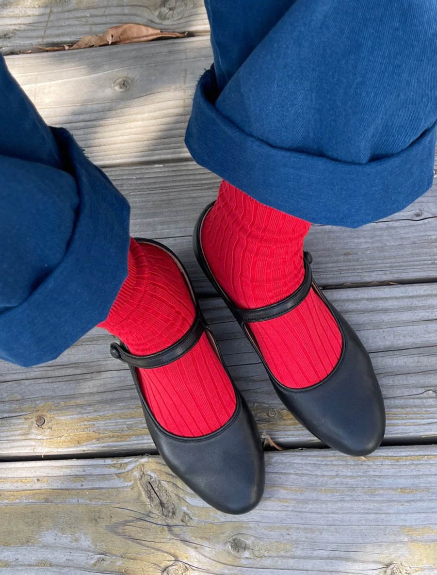 Online Her Socks In Classic Red Socks