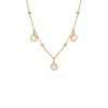 Best Simple Chain Choker W/ Colored Glass Chain Necklaces