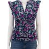 Best Misha Top In Woodblock Floral Blouses