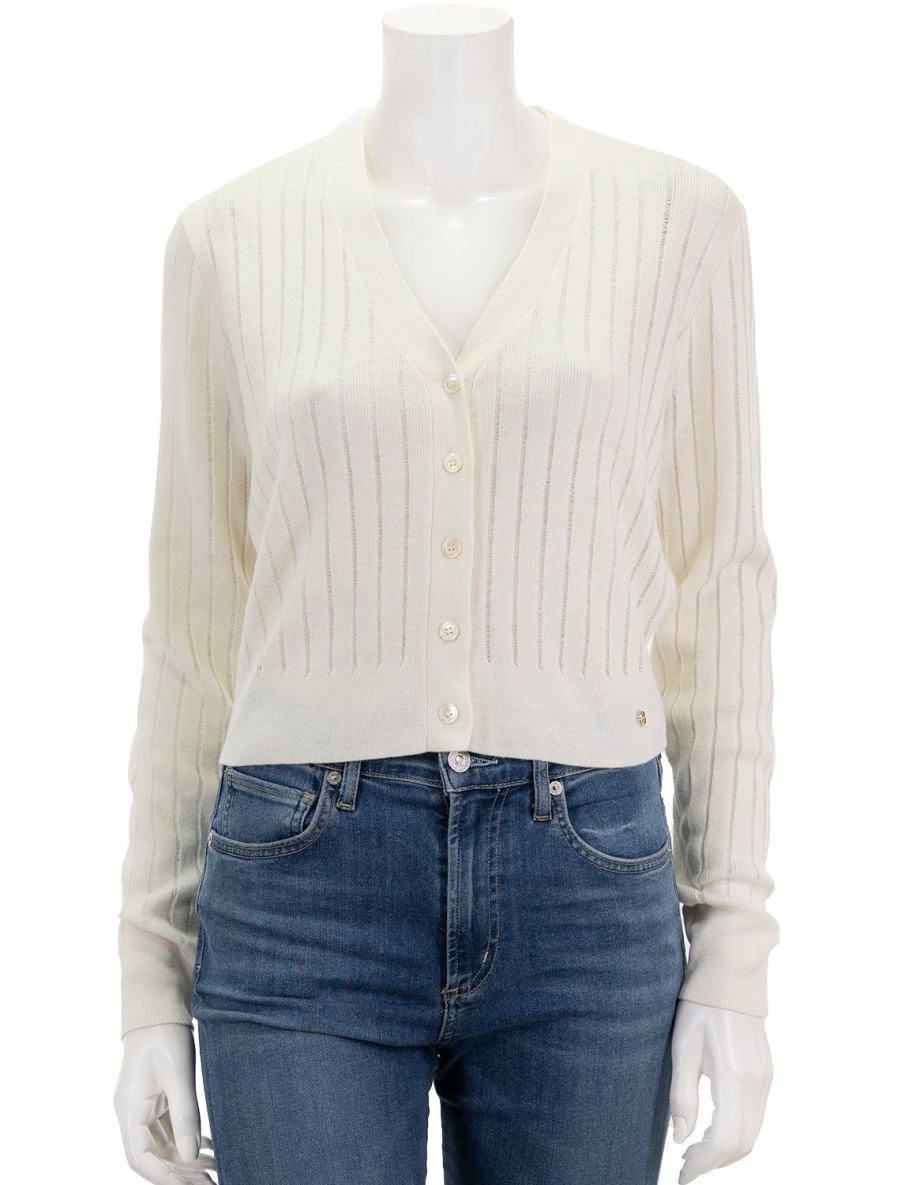 Clearance Hazel Cardigan In Ivory Cardigans