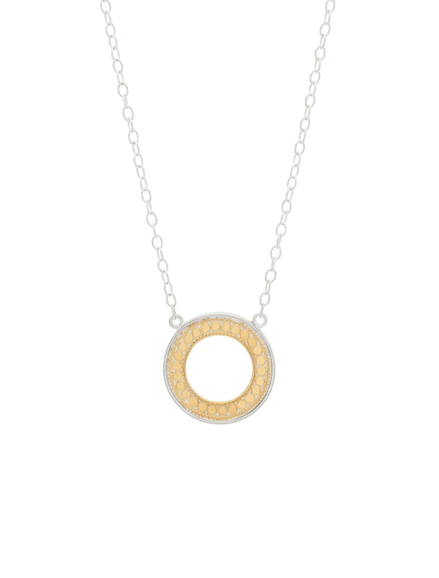 New Classic Open Circle Necklace | 16-18" Delicate