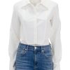 Wholesale Joyce Tuxedo Shirt In White Blouses