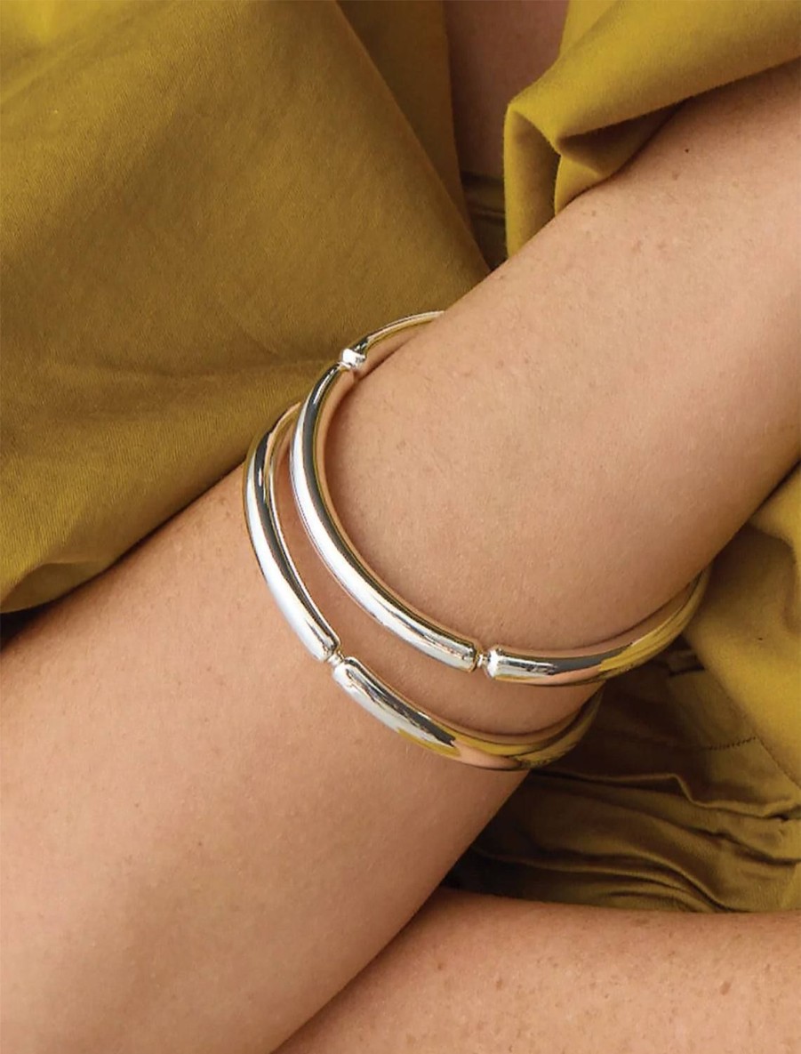 Best Izabella Bangle In Silver Bangles